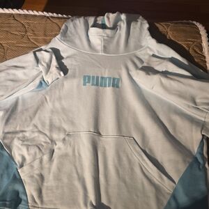 Puma Sky Blue Pullover Sweatsuit